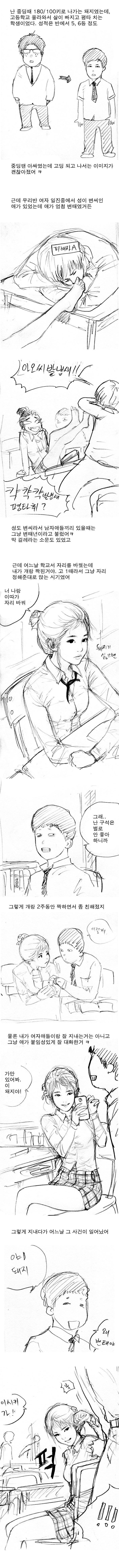 일진 성노예 되는 썰만화
